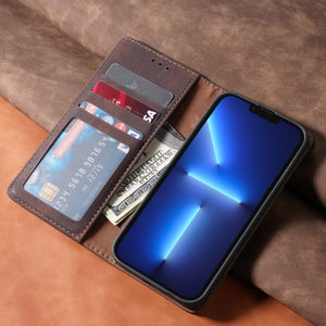 Premium Folio Flip Wallet Case for iPhones