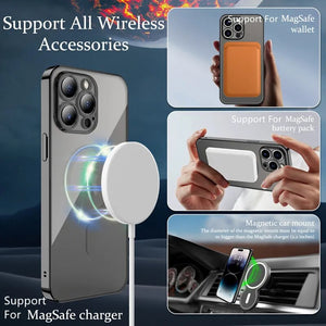 Luxury iPhone Transparent Silicone Case With Magsafe