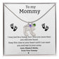 Mom to Be:  Personalized Engraveable Baby Feet Necklace With Birthstone