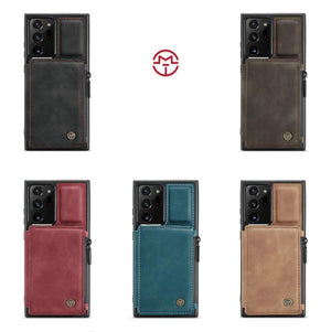 Luxury PU Leather Wallet Case for Samsung Galaxy