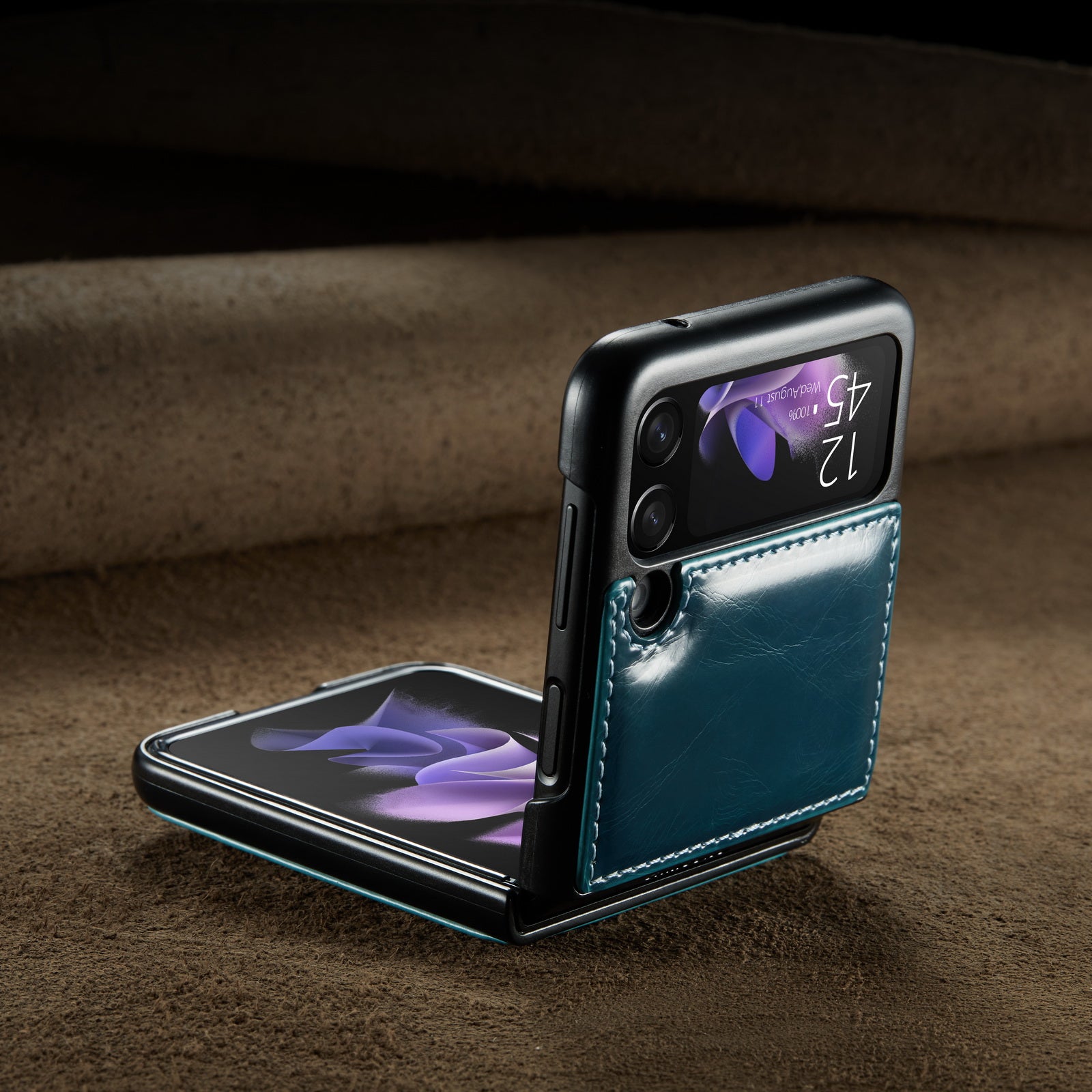 Luxury PU Leather Case for Samsung Galaxy Z Flip
