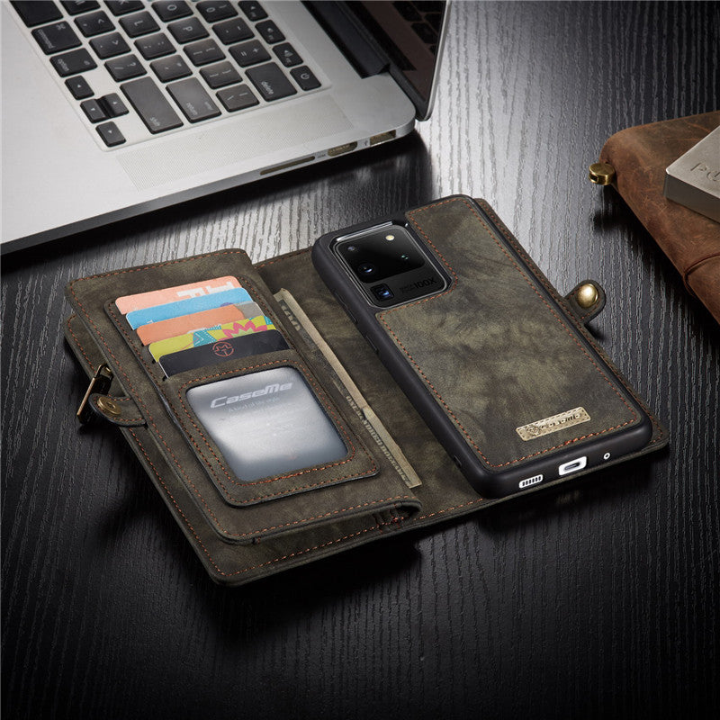 Luxury PU Leather Multi-functional Wallet Flip Case for iPhones