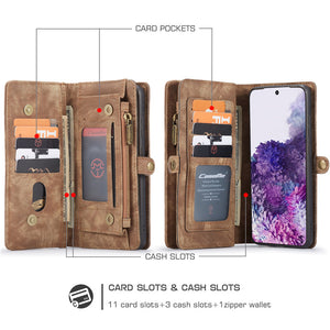 Luxury PU Leather Multi-functional Wallet Flip Case for iPhones