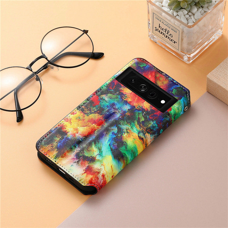 Gorgeous Colorful PU Leather Wallet Flip Case for Google Pixel