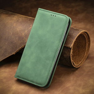 Luxury PU Leather Wallet Flip Cases for iPhone
