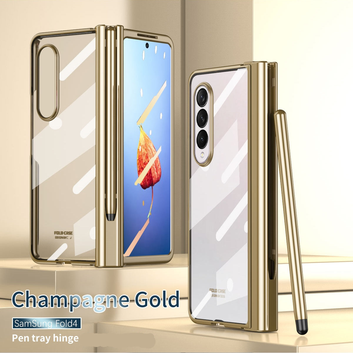 Luxury Transparent Case for Samsung Galaxy Z Fold 4 5G