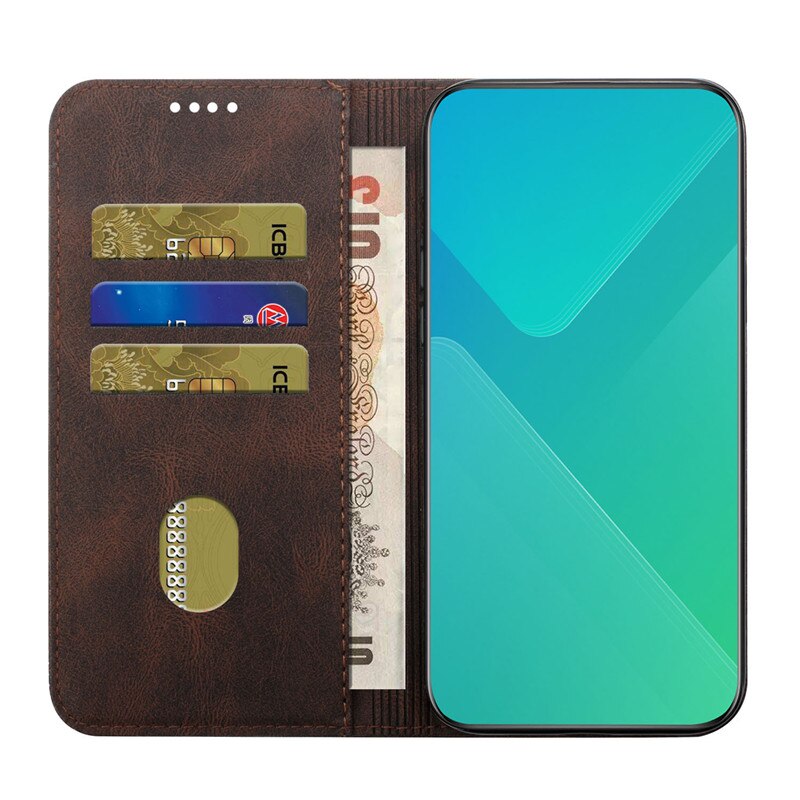 Luxury PU Leather Premium Wallet Flip Cases for Google Pixel