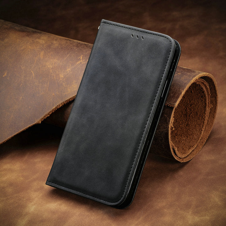 Luxury PU Leather Wallet Flip Cases for iPhone