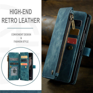 Luxury PU Leather Versatile Wallet Flip Case for Samsung Galaxy Z Fold 4 5G