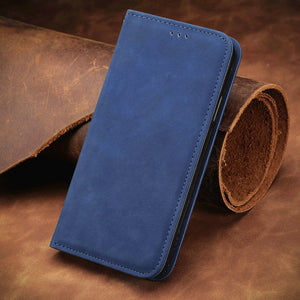 Luxury PU Leather Wallet Flip Cases for Samsung Galaxy M Series