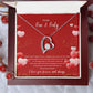Premium Forever Love Necklace: To My One & Only