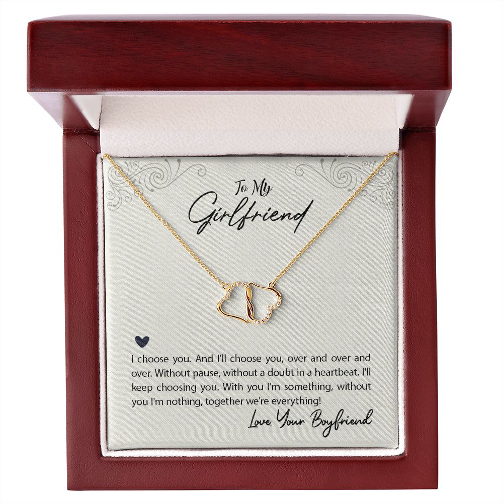 Luxury Everlasting Love Necklace: To My Girlfriend
