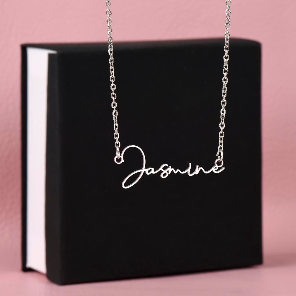 Luxury Personalized Signature Name Necklace