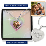 Gorgeous Premium Custom Heart Photo Necklace