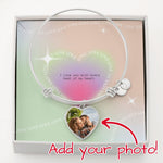 Gorgeous Premium Custom Heart Photo Bracelet
