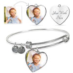 Gorgeous Premium Custom Heart Photo Bracelets