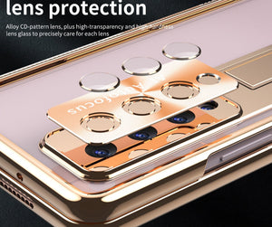 Luxury Transparent Case + Pen for Samsung Galaxy Z Fold