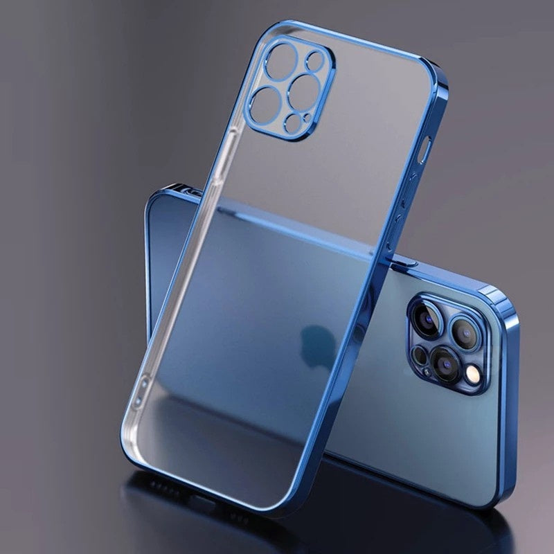 Luxury Silicone Matte Transparent Cases For iPhone