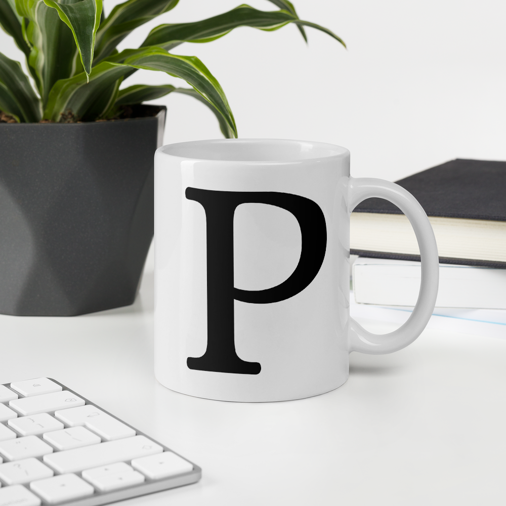 Premium Initial Alphabet Letter Mugs