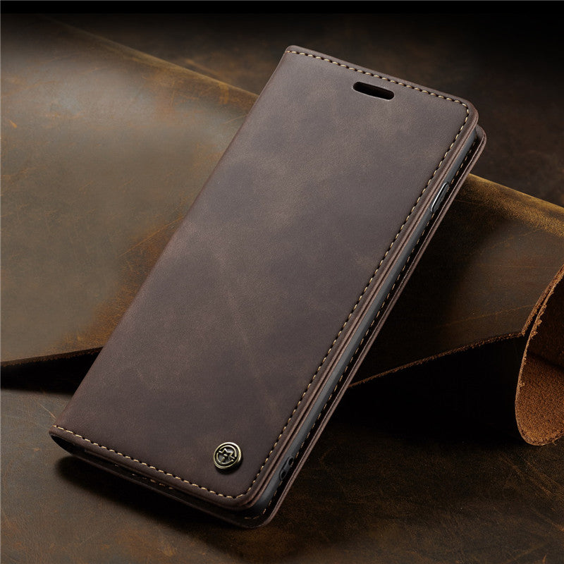 Luxury PU Leather Wallet Flip Case for Samsung Galaxy