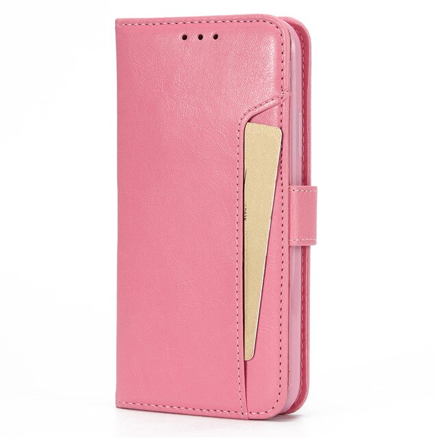 Versatile PU Leather Wallet Flip Case for iPhone