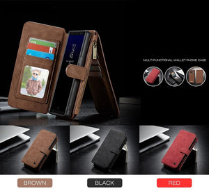 Luxury PU Leather Multi-functional Wallet Flip Case for iPhone