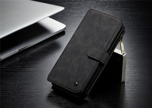 Luxury PU Leather Multi-functional Wallet Flip Case for Samsung Galaxy