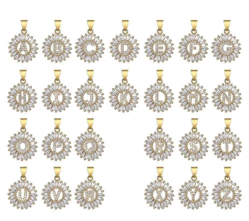 Gorgeous Initials - Letter Pendant Necklaces