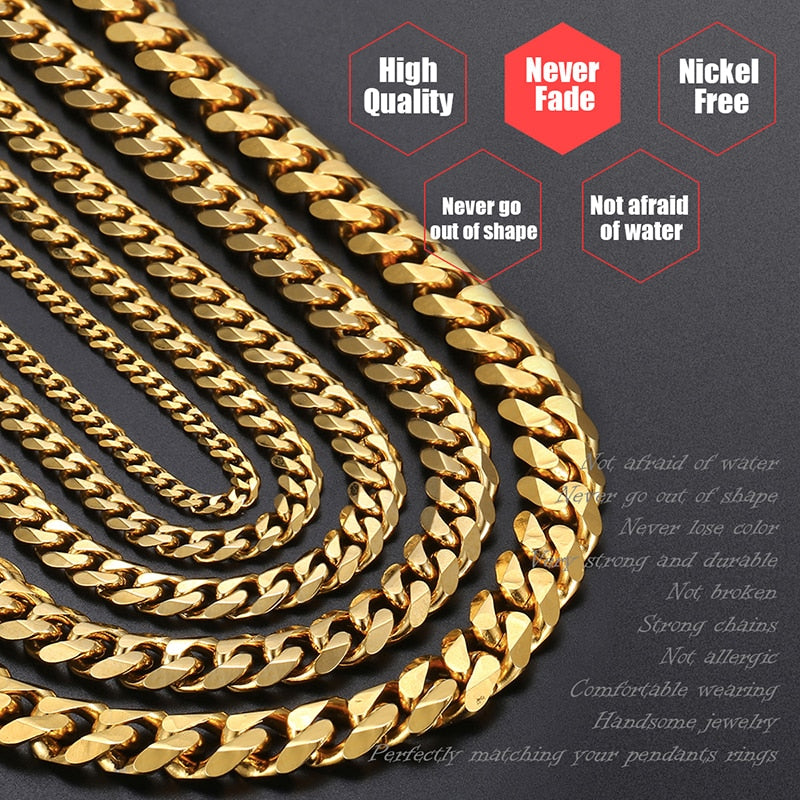 Premium Cuban Link Chain Necklace