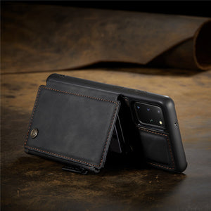 Luxury PU Leather Wallet Case for Samsung Galaxy Smartphones