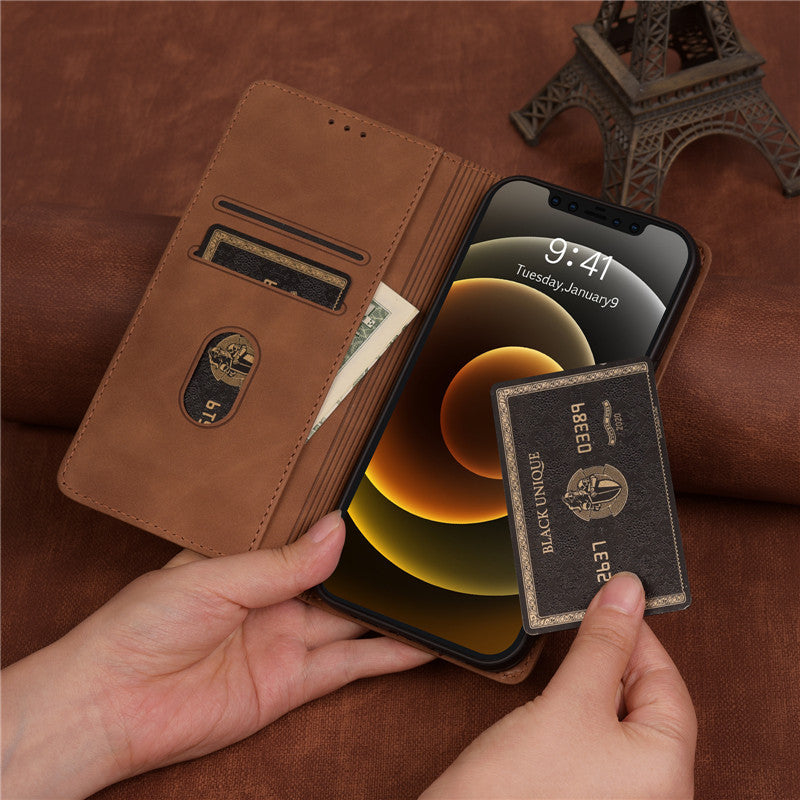 Luxury PU Leather Wallet Flip Cases For Samsung Galaxy