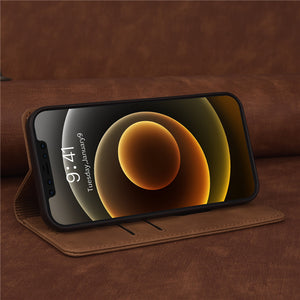 Luxury PU Leather Wallet Flip Case For Samsung Smartphones