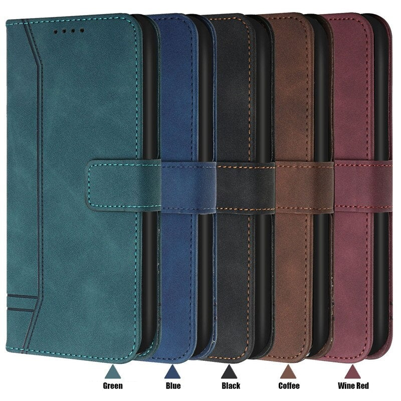 Gorgeous Premium PU Leather Wallet Flip Case for Samsung Galaxy