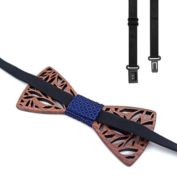 Colorful Wooden Bow Tie - Set